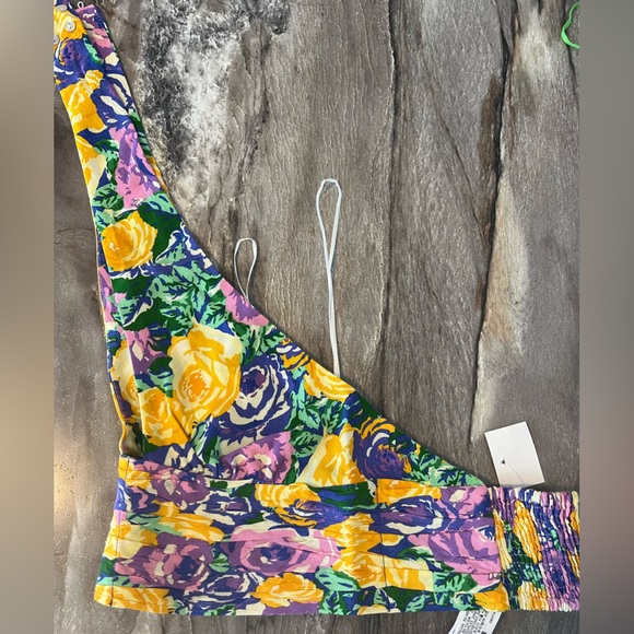 Zara Floral Halter Crop Top - Picture 8 of 15